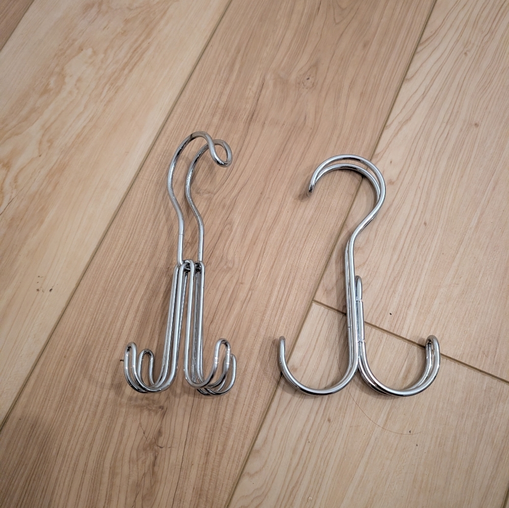 Silver Metal Hooks For Closet By idesign